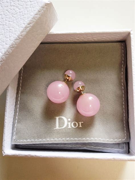 pink dior earring|Dior mise en earrings.